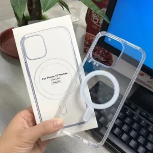 Capa Transparente Magnética – Compatível com iPhones X até 16 Pro Max