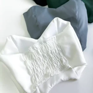 Cropped Feminino Alfaiataria Corset Sem Alça Estela