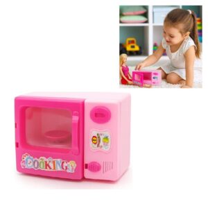 Mini Micro-ondas Infantil Brinquedo Didático para Cozinha