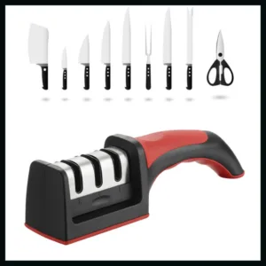 Afiador de Facas Profissional – Amolador Mágico Fácil para Cozinha de Chefs