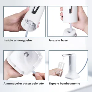 Bomba Elétrica de Água – Dispensador Automático Portátil para Galão