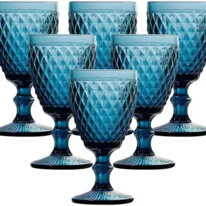 Jogo de Taças de Vidro 330ml 6 Peças Haus