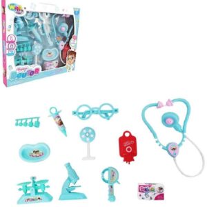 Kit Médico Infantil 10 Peças Estilo Profissional