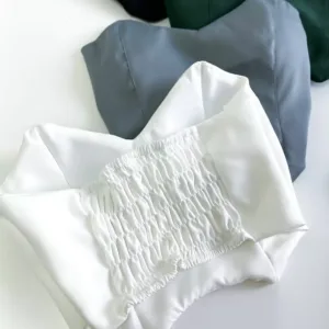 Cropped Feminino Alfaiataria Corset Sem Alça Estela